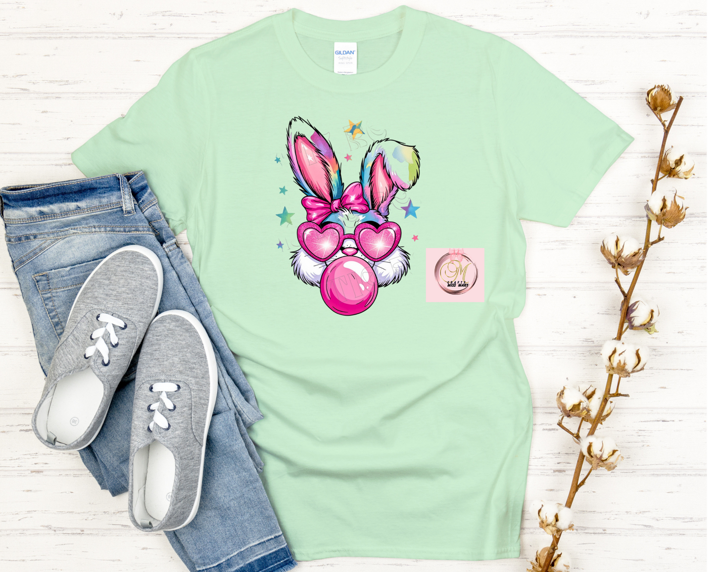 Gum Blowing Bunny-Shirt