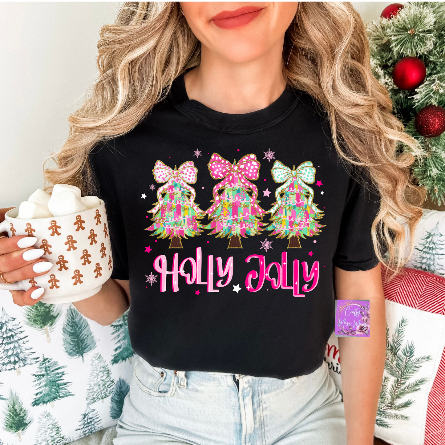 Holly Jolly Cristmas -Shirt