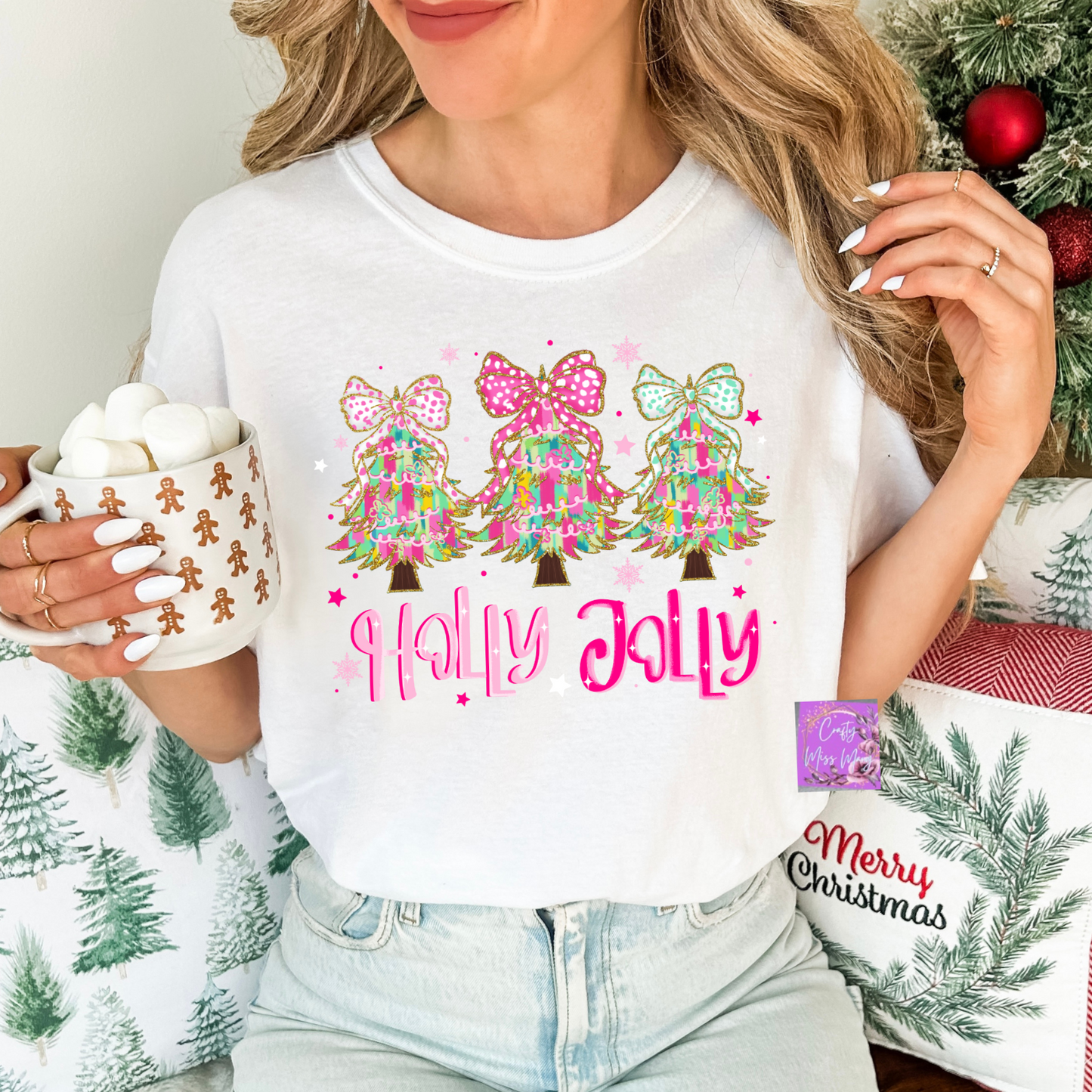 Holly Jolly Cristmas -Shirt
