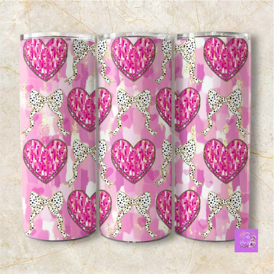Hearts & Bows-Tumblers