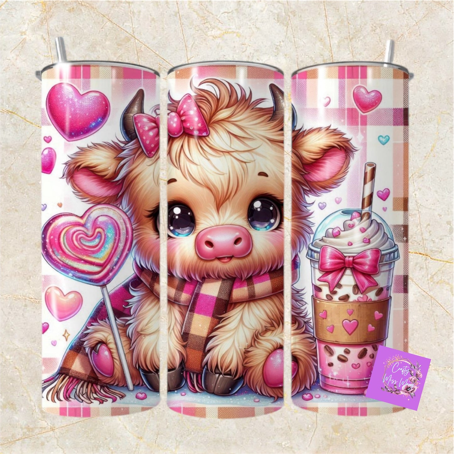 Cute Coffee Baby Cow-Tumbler