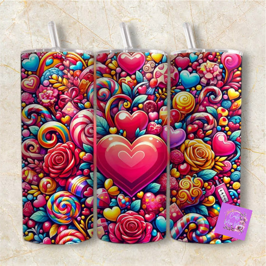 Lots of Love Colorful-Tumbler