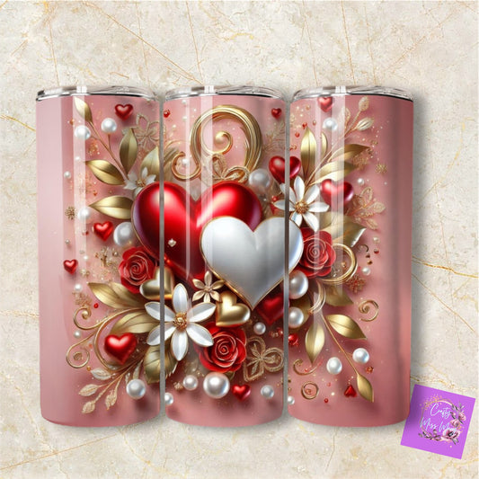 Elegant Heart-Tumbler