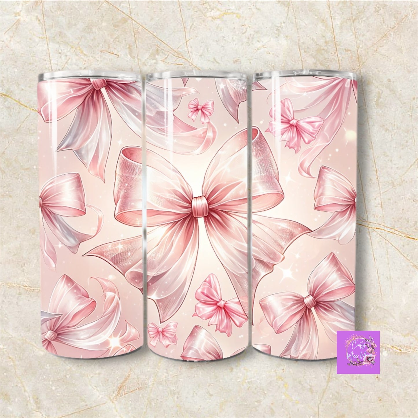 Fancy Croquette Bows-Tumbler