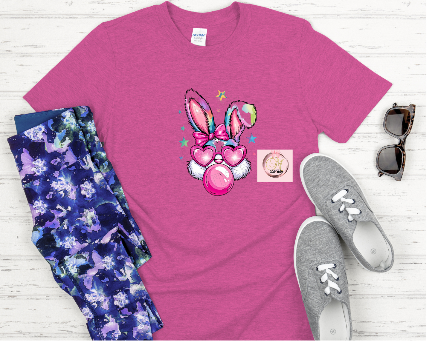 Gum Blowing Bunny-Shirt