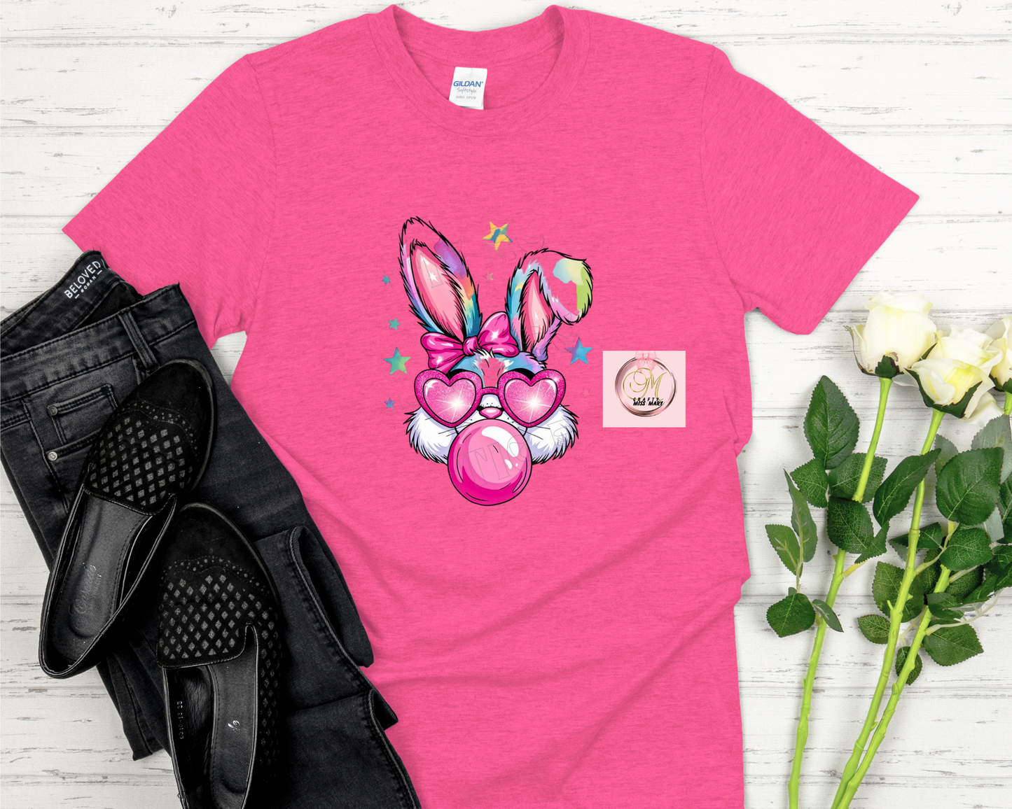 Gum Blowing Bunny-Shirt
