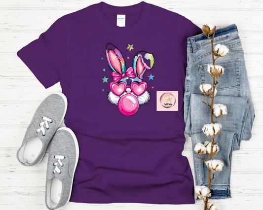 Gum Blowing Bunny-Shirt