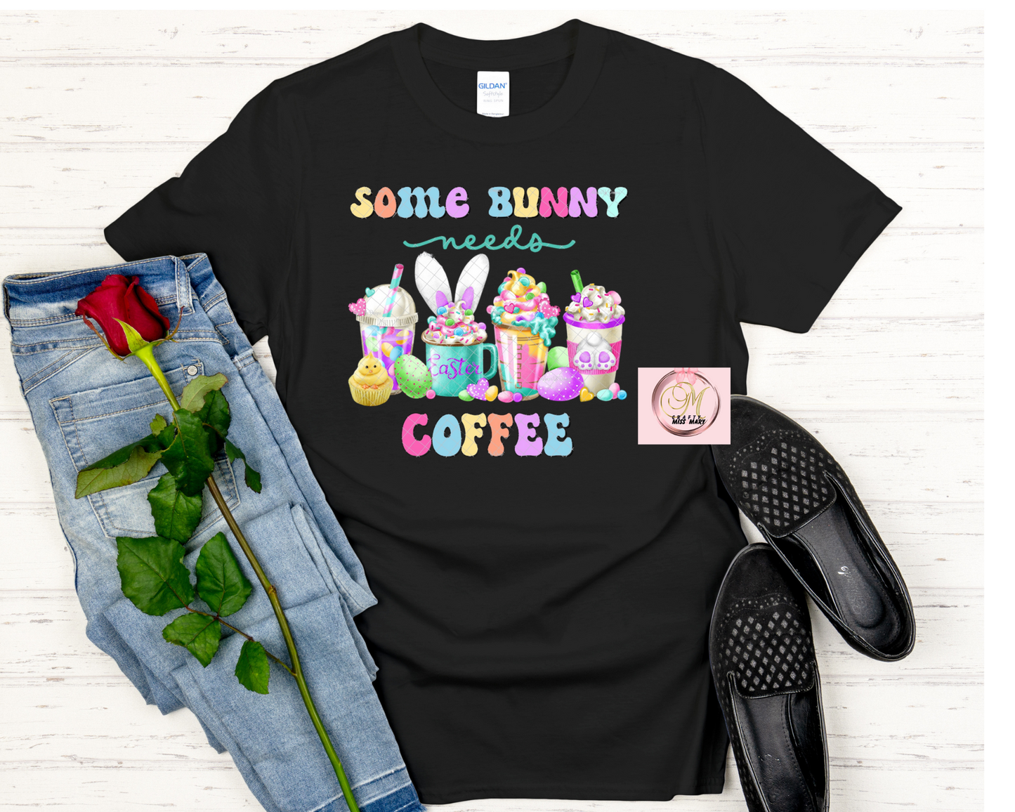 Some Bunny Needs Coffee Shirt