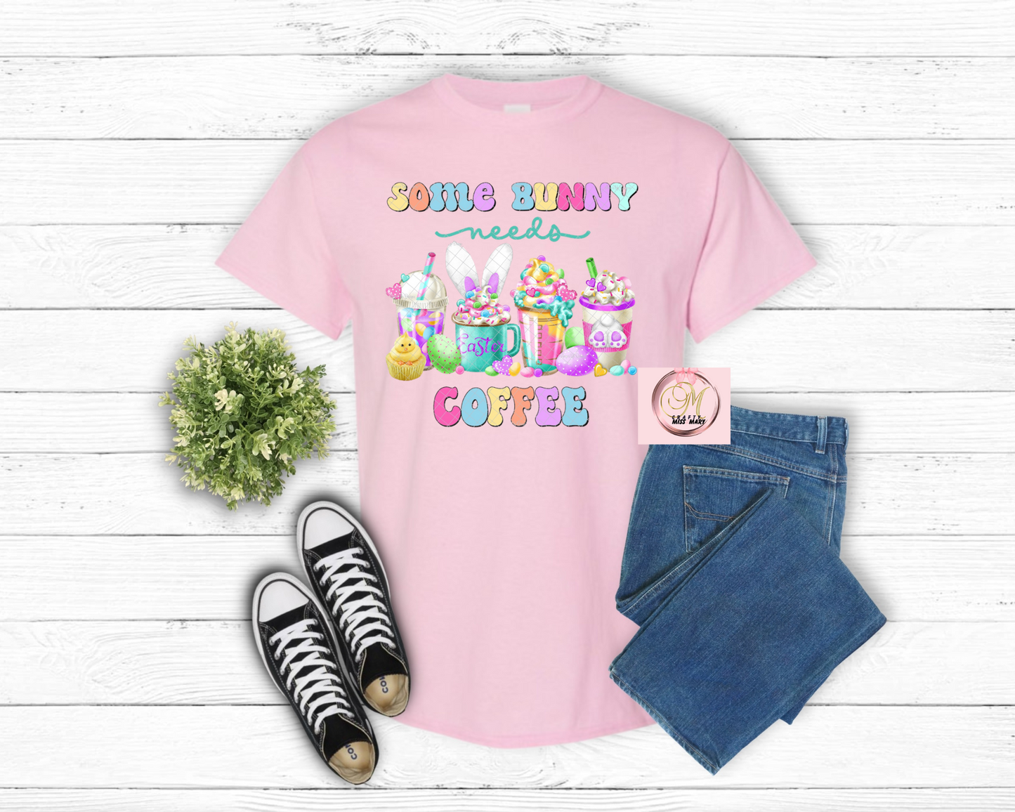 Some Bunny Needs Coffee Shirt