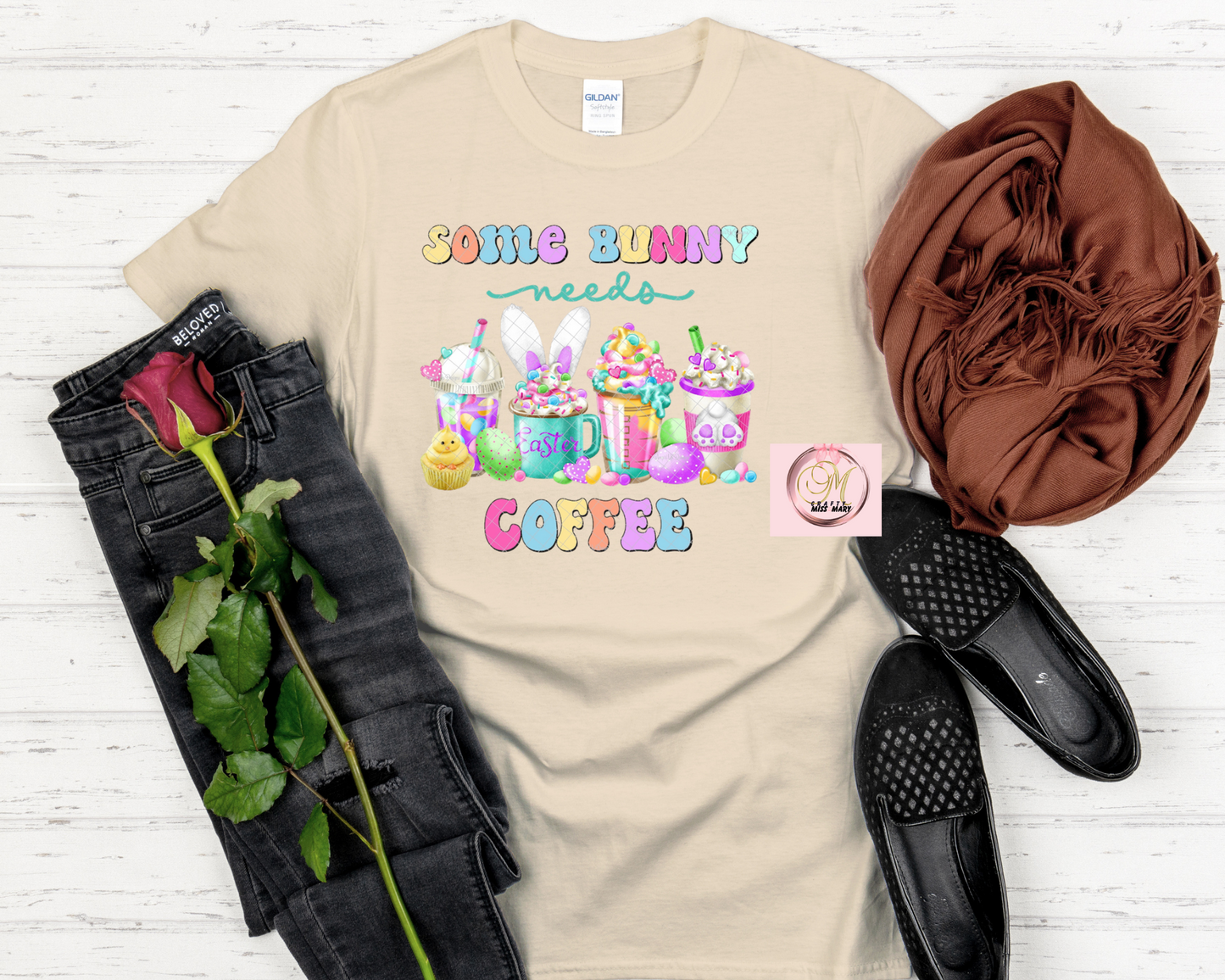 Some Bunny Needs Coffee Shirt