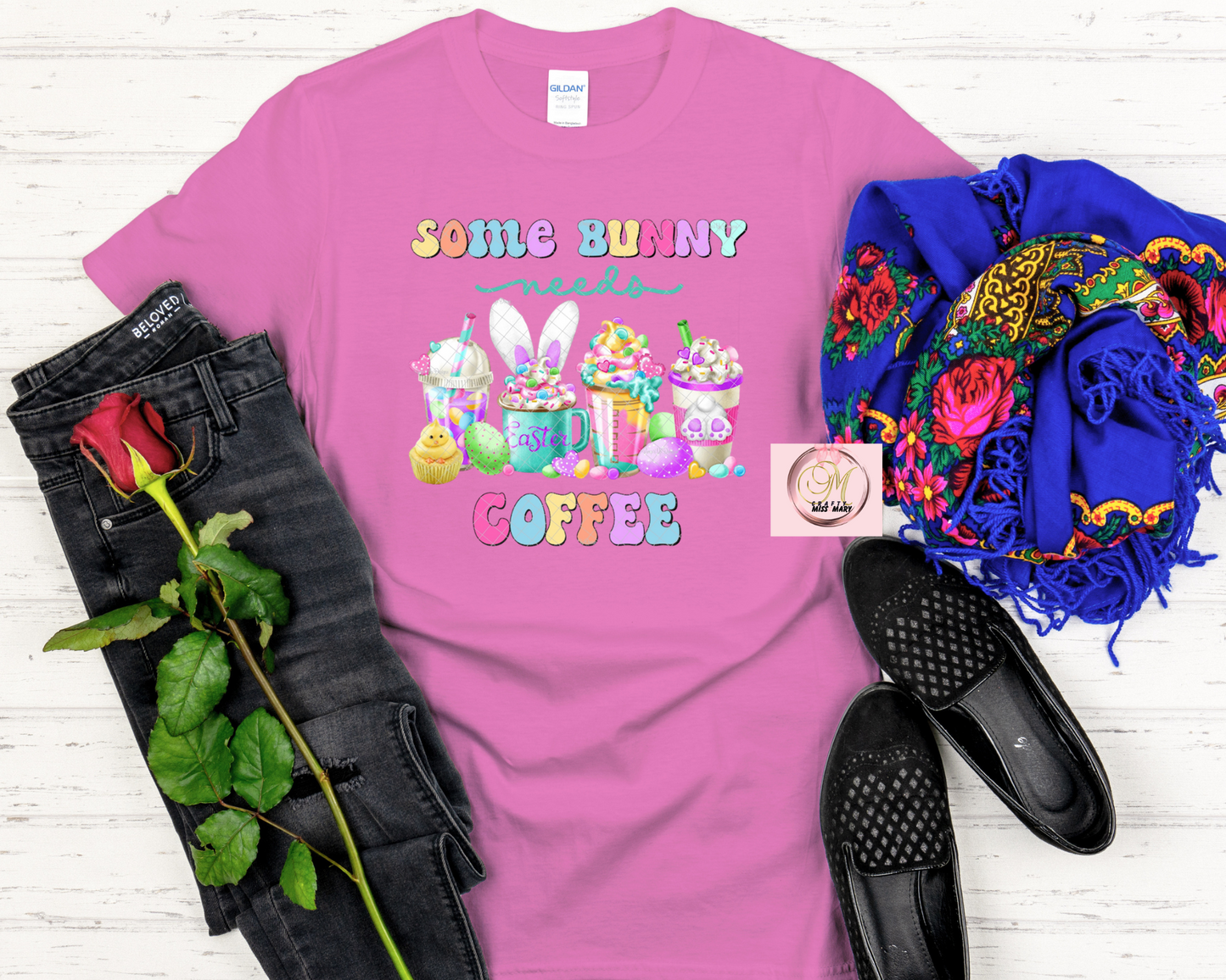 Some Bunny Needs Coffee Shirt