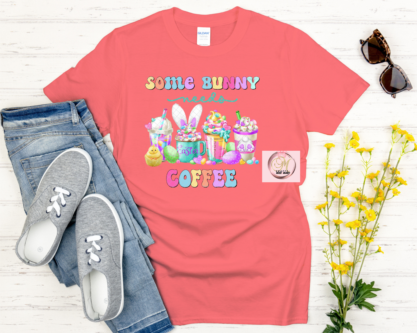 Some Bunny Needs Coffee Shirt
