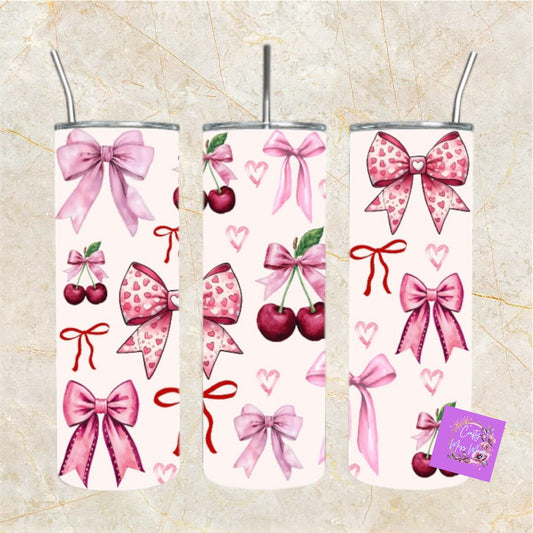 Croquette Bow with Cherry-Tumbler