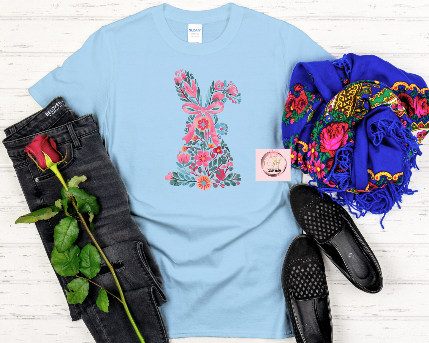 Flower Bunny-Shirt