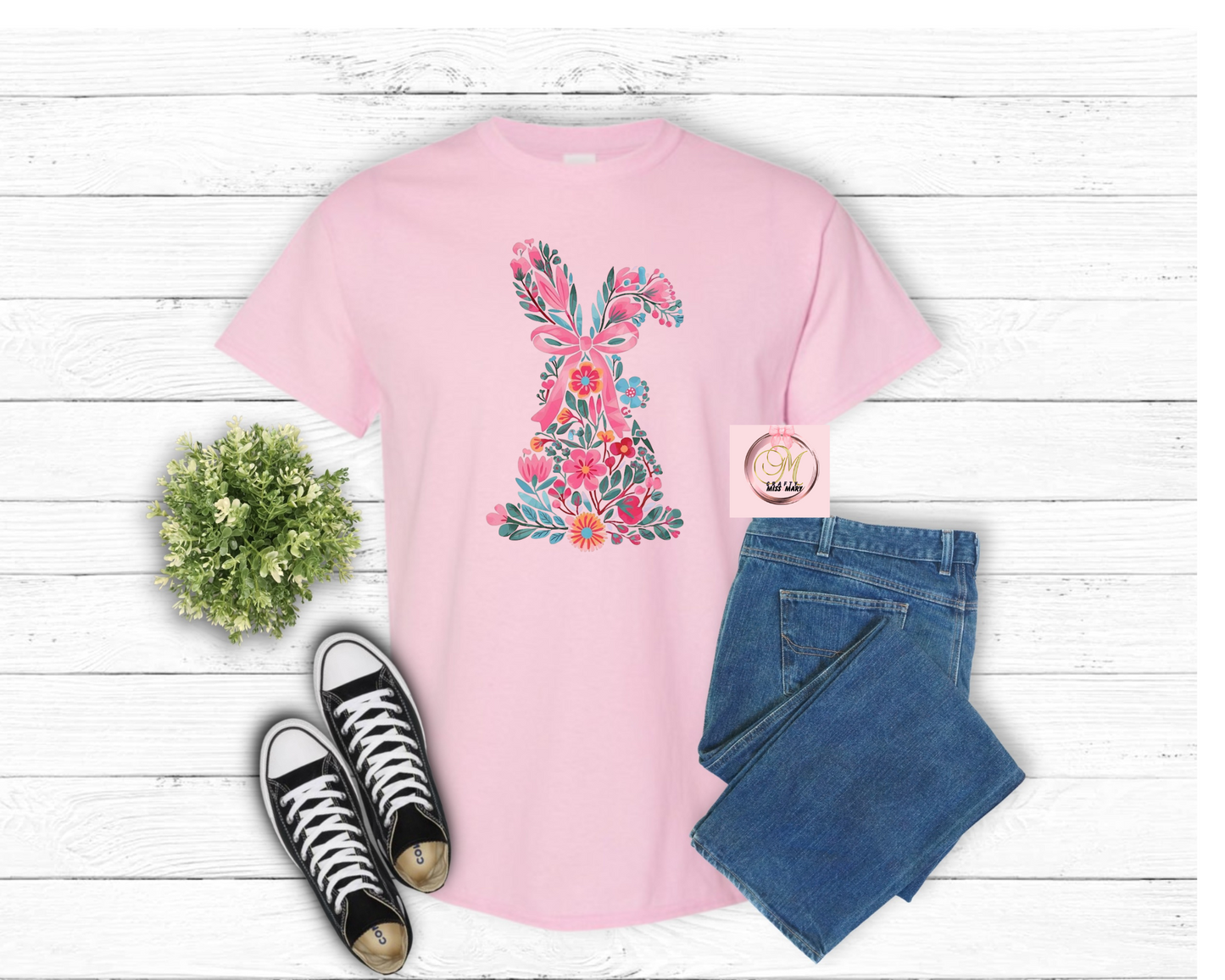 Flower Bunny-Shirt