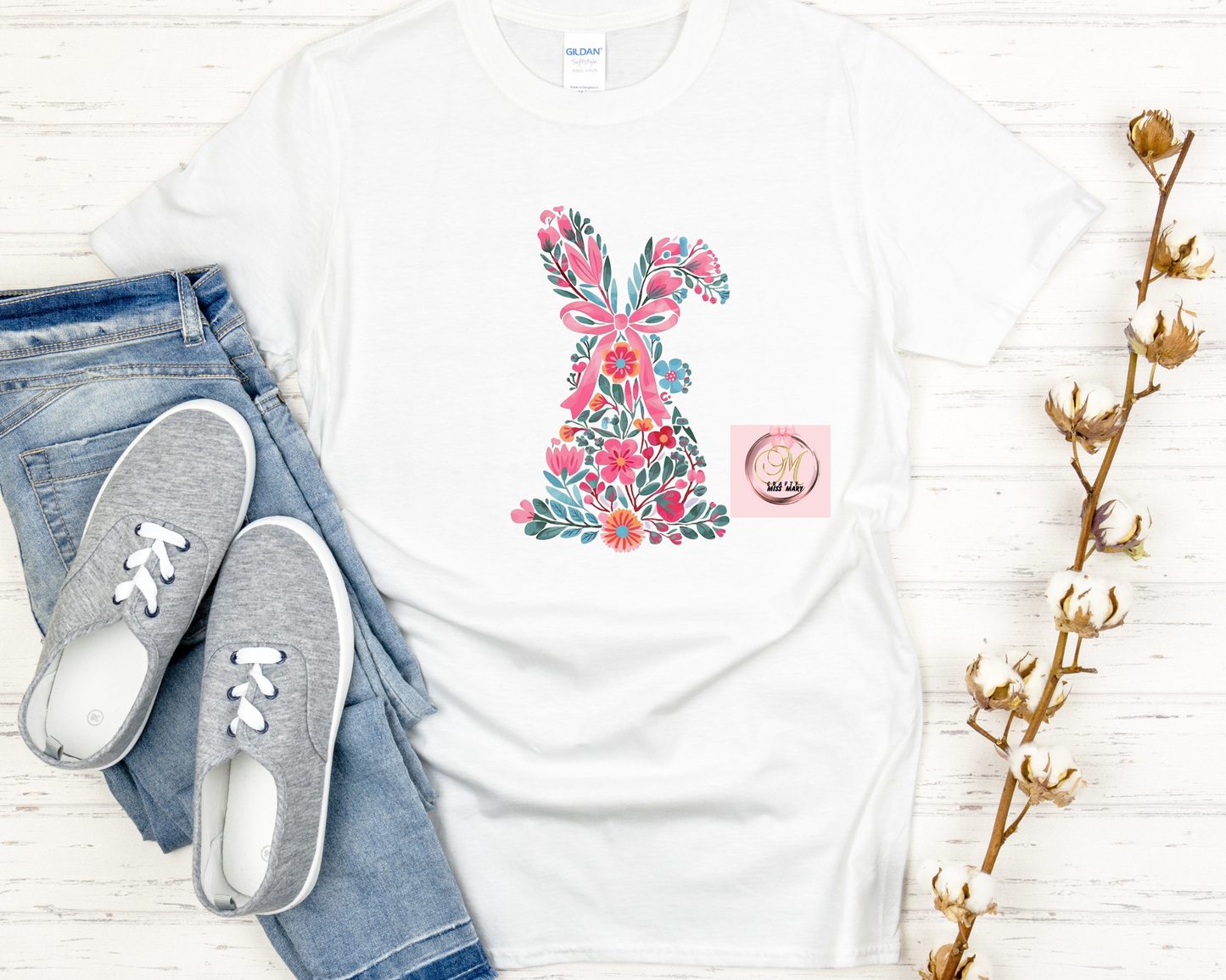 Flower Bunny-Shirt