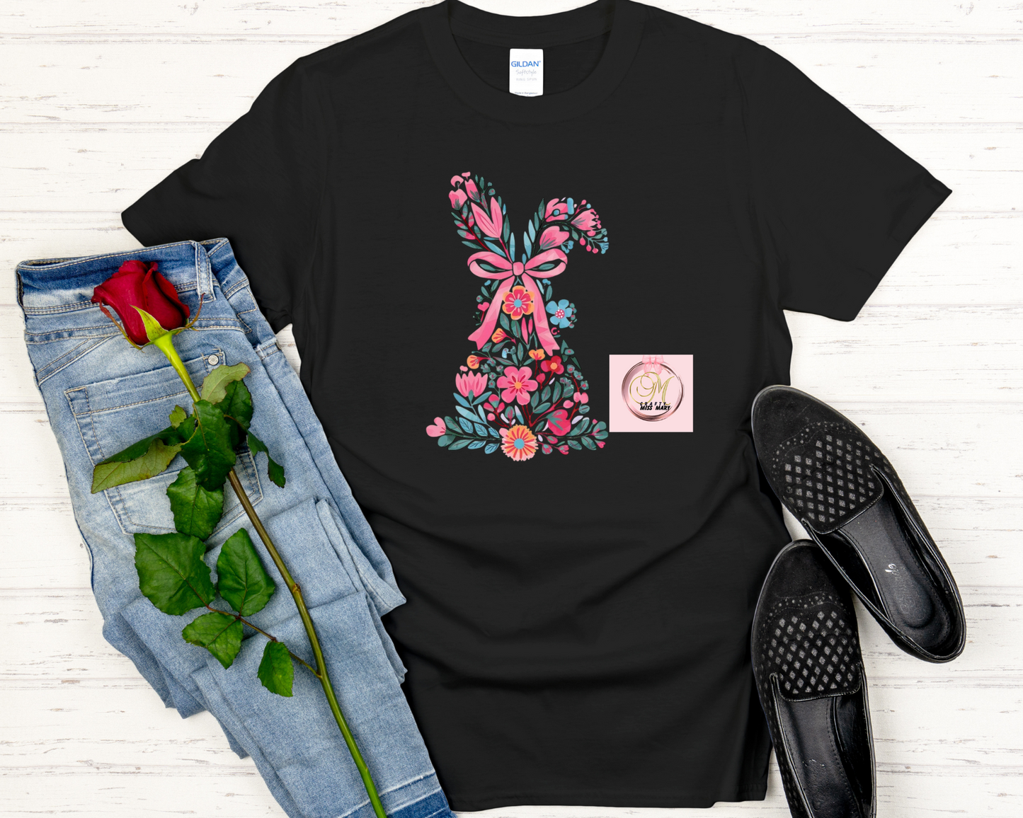 Flower Bunny-Shirt