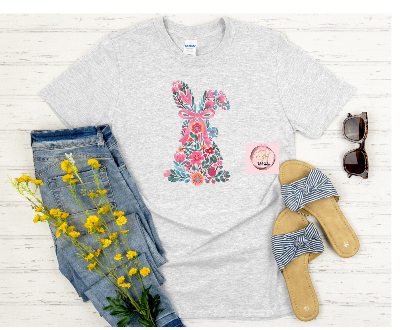 Flower Bunny-Shirt