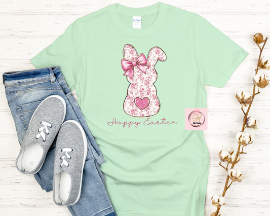 Pink Lace Bunny-Shirt