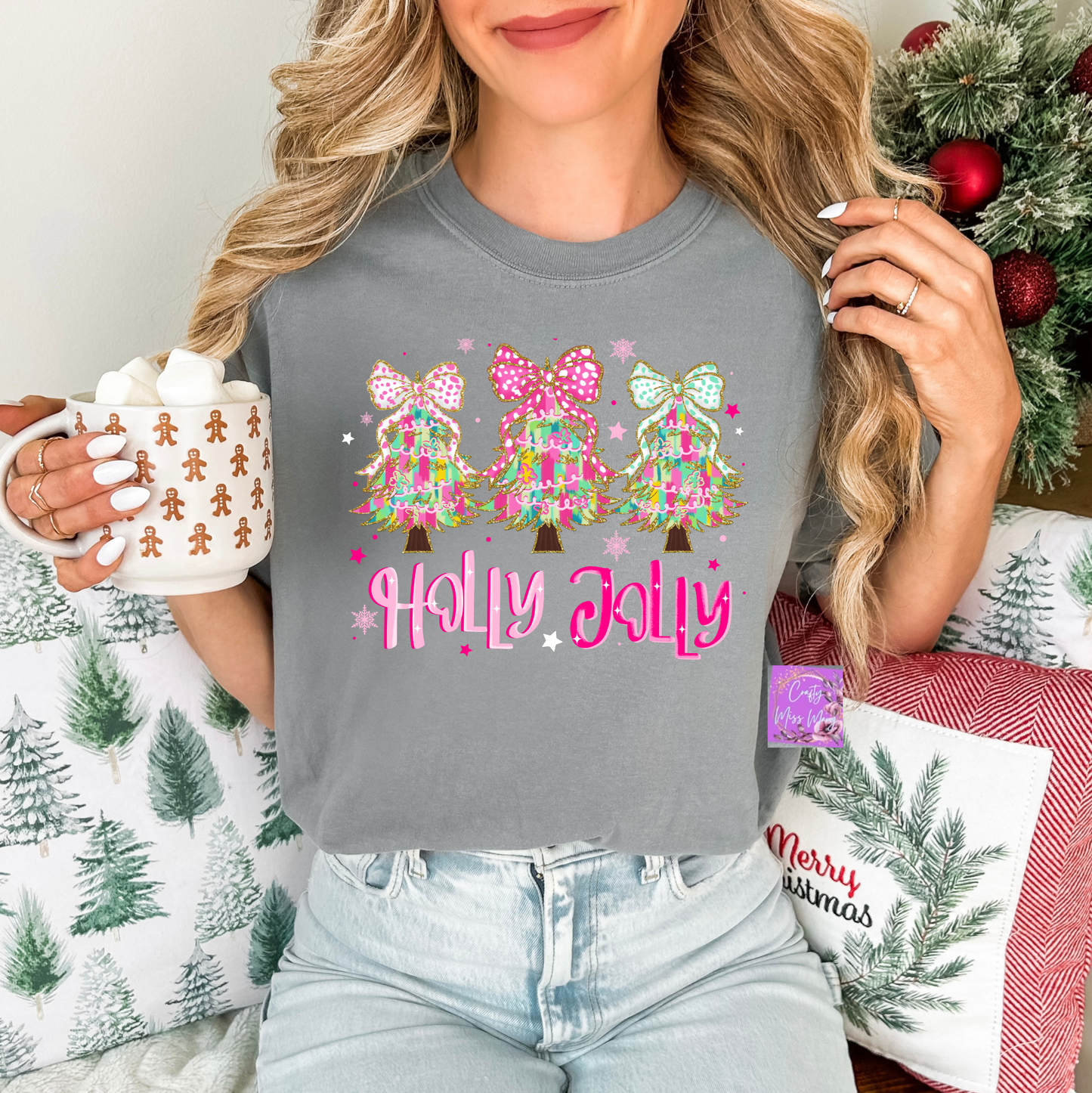 Holly Jolly Cristmas T-shirt