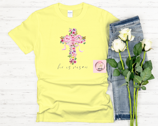 Beautiful Flower Cross-Shirt